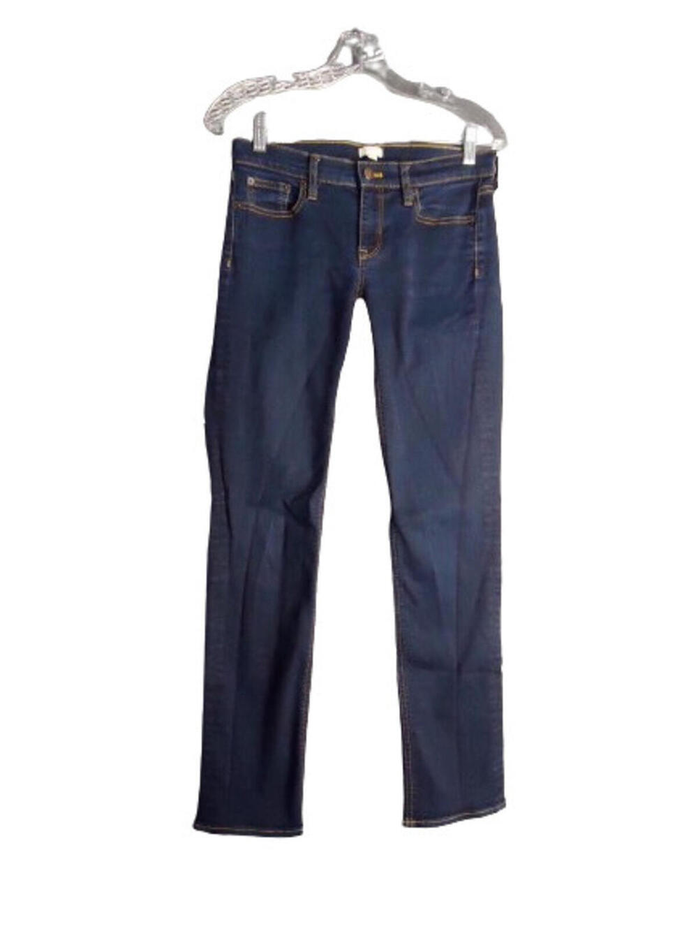 J Crew Stretch Jeans Straight and Narrow F0102 Dark Rinse Size 26/29
